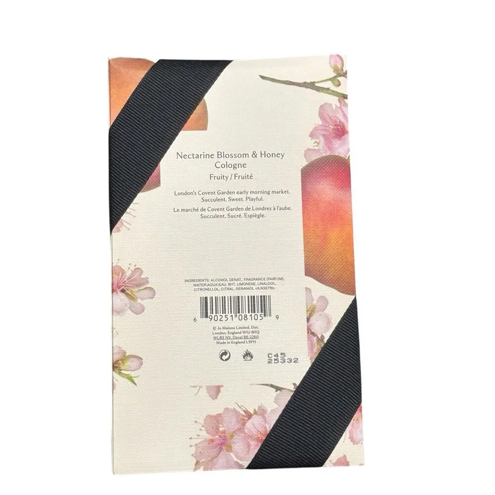Jo Malone Nectarine Blossom & Honey 3.4 oz  Gift Box New $170